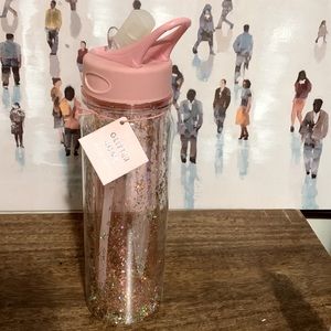 ban.do NWT PINK GLITTER BOMB WATER BOTTLE